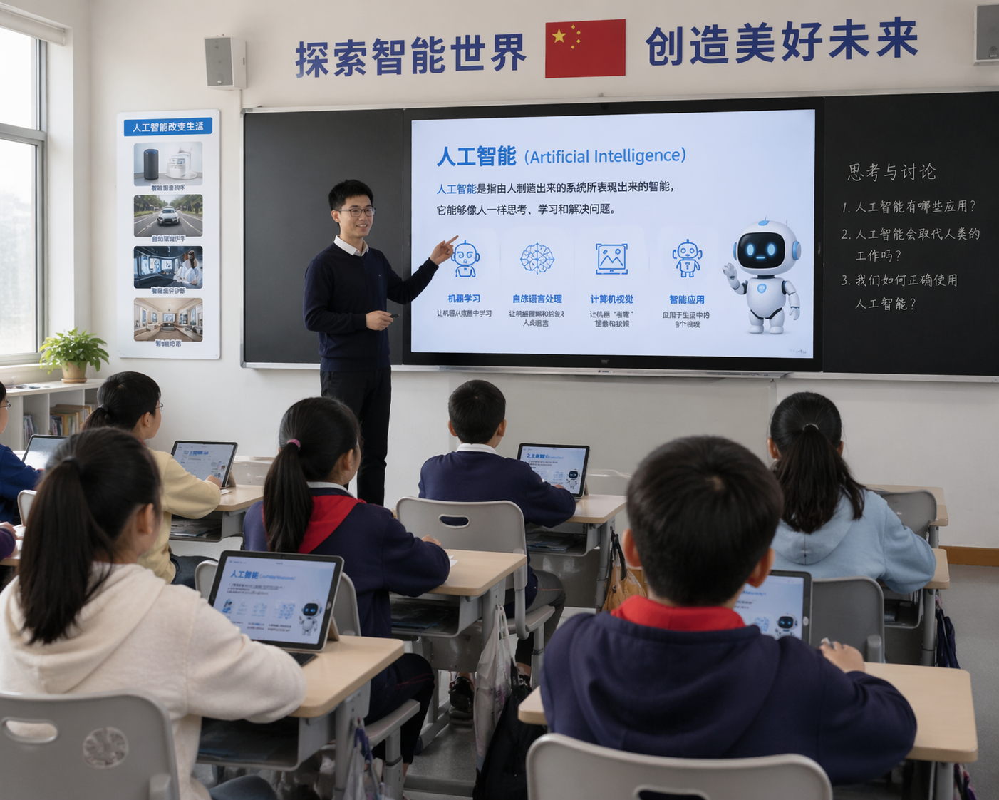 AI通识课该怎么上？从感知启蒙到实践落地——小学篇